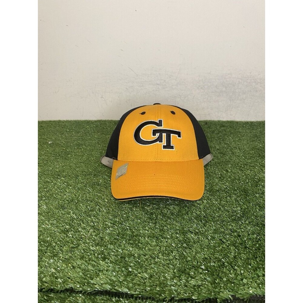Georgia Tech Yellow Jackets hat cap strap back new gold unisex football black